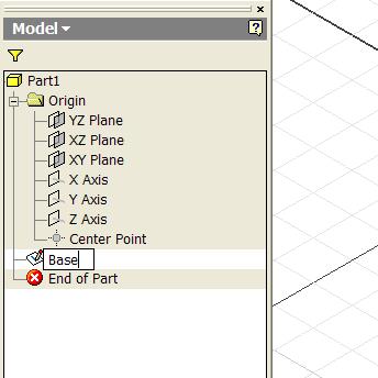 Sketch feature; Select the Project Geometry tool and the