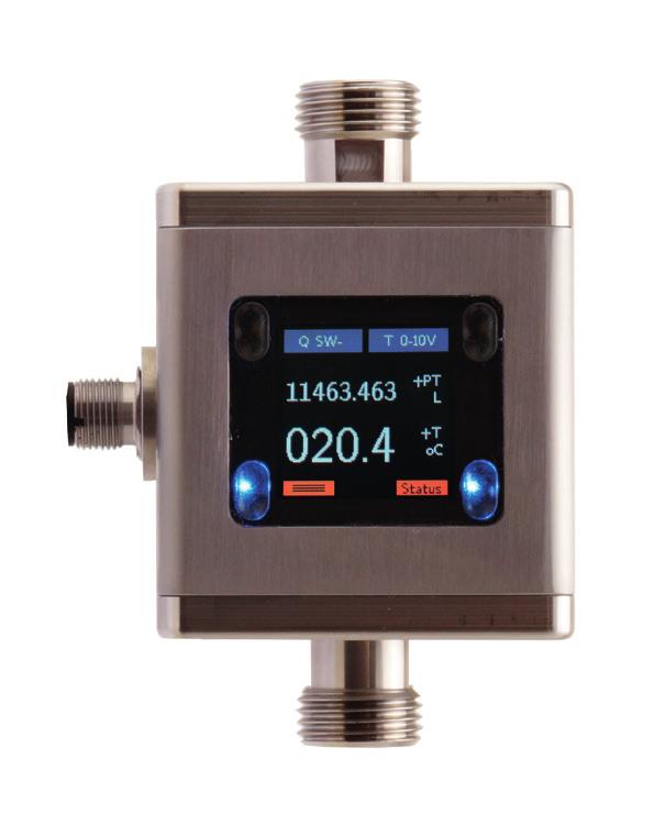 Bi-directional Flow Measurement Rugged Stainless Steel Construction p max : 230 PSI; t max : 158 F Accuracy: < ±