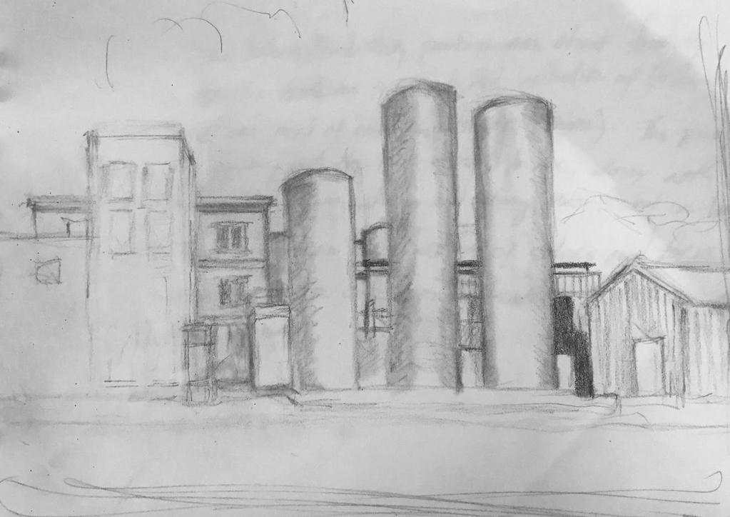Later, I heard about what it was like to live and work in Lewiston during its heyday from my partner s dad. I had already started painting factories and working waterfronts by then.
