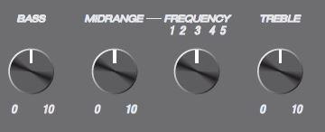 10-13 -The EQ on a bass amp allows you to attenuate or boost specific frequency bands for either tone shaping or harmonic