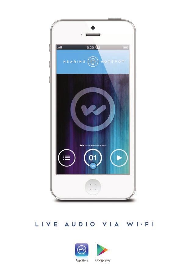 Hearing HotSpot Live Audio Via Wi Fi Hearing HotSpot is extremely versatile, designed to work in any venue where people can watch a TV or live performance but cannot hear it clearly.