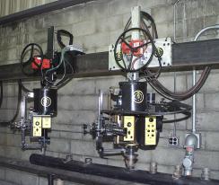 Sprinkler Fabrication Equipment TYPICAL SET UP FOR SPRINKLER FABRICATION Length of Pipe + 6' (1.