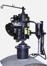 Circle Welders CW-7 Circle Welder (CWO-1700) is equipped for MIG, Flux Core and Sub Arc welding on vessels and domed heads. The CW-7 has a working range of 6"-24" (152-610 mm) O.D.