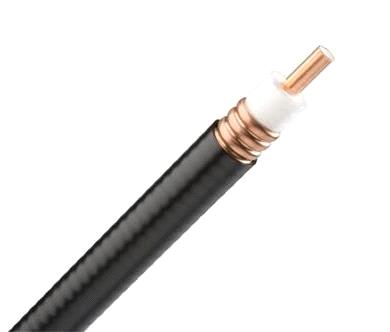 AVA5RK-50FX, HELIAX Andrew Virtual Air Coaxial Cable, corrugated copper, 7/8 in, black, Non-halogenated, fire retardant polyolefin jacket B2ca-s1b,d1 Product Classification Brand Product Series