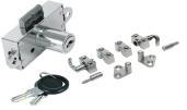 CATCHES & BOLTS LOCKS Mini Push Latch Locator Catch Espagnolette fittings required for 1 lock: 2 x Hooks, 2 x Hook Saddles, 2 x Bar Saddles, 2 x Strikers, 1 x 2m Bar (cut to size) SEE OUR ENTIRE
