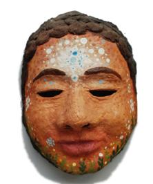 Fig. 2.3.99 Ex. 2.1 Draw a self portrait. Ex. 2.2 Make a papier-mâché mask based on the self-portrait. Ex. 2.3 Draw something that would communicate to an alien, something extraordinary about planet earth.