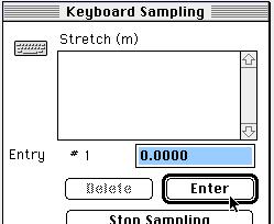 The Start button changes to a Keep/Stop button ( ). Click Keep. In the Table of Force and Stretch, type ) as the first value under Stretch (since the spring is not stretched yet).