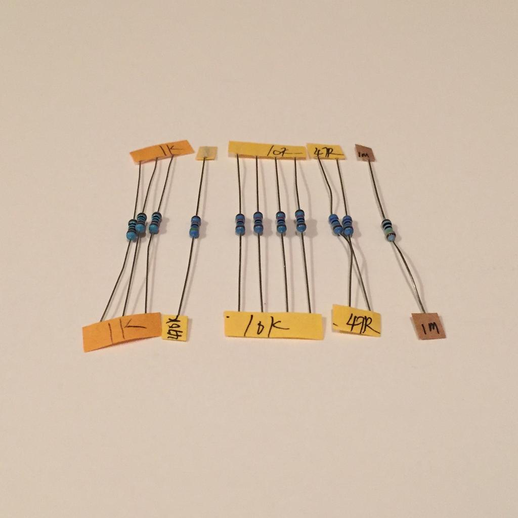 Page 2 Resistors (from left to