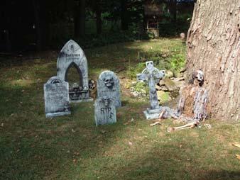 Experiment with some scraps to make larger and more ornate designs. Go on a cemetery hike and take pictures of some stones you d like to make.