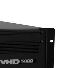 The VHD 5000 incorporates state of the art hybrid processing via discrete analog circuitry and our proprietary 20MHz PDM digital delay lines for all required filtering and time alignment.