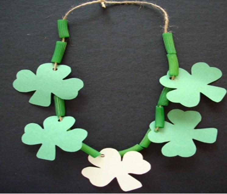 ) Combine everyone s shamrocks into a class strand of garland to decorate!