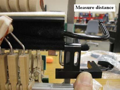 At the breaks the mute rail portion will be removed to create a round pivot area. (See Ill. 2) 3.