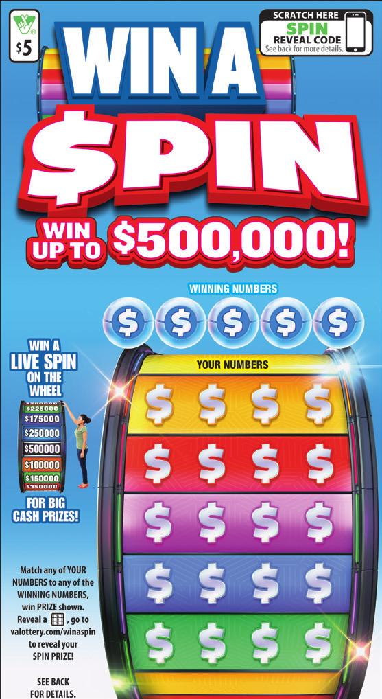 30 YEARS OF FUN TO HELP CELEBRATE THE VIRGINIA LOTTERY S 30TH BIRTHDAY, EVERY TUESDAY IN SEPTEMBER WE LL BE GIVING AWAY SEPTEMBER WEEKLY PRIZE DRAWINGS: $500 TO 30 LUCKY WINNERS.