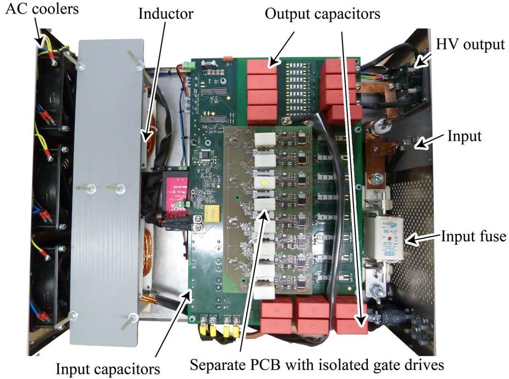 Ultra-Precise Charging Converter Triangular current mode (TCM) 6 interleaved converters Input voltage V IN = 750V