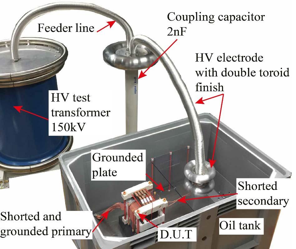 Partial Discharge Measurement of Pulse Transformer Omicron MPD600 PD measurement