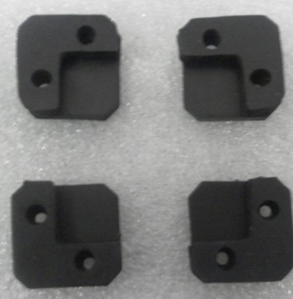 Spider Sub-Assembly 1 Spider Attach HBP Mounting Pads 4 L-Shaped Rubber Pad 4 Square Rubber Pad 8 M3x14 Place Square Rubber Pad below