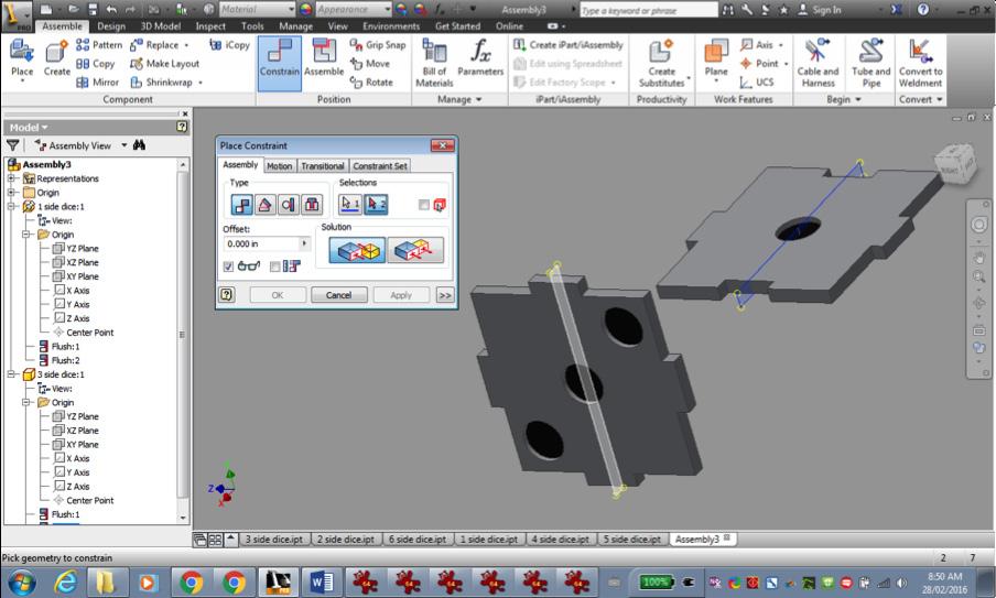 Drawing and Assembling Design and Drafting 3D Modelling (Mechanical CAD) 7.