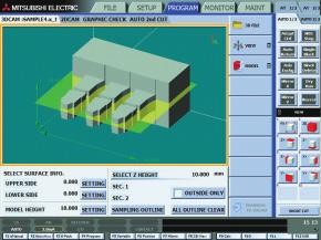 10 Advance Control: Directly utilise your existing 3D CAD data The Advance Control also includes a 3D as well as 2D CAM system.