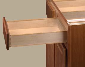 7 0 BACK PANEL Nominal /" (mm) thick hardboard plywood.
