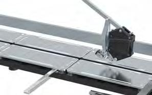 Manual Tile Cutter, with 2 legs (1/cs) Cuts tile up to 30", 21" diagonally, 1/2" thick 24" Slimline Manual Tile Cutter, with 2 legs (1/cs) Cuts tile up to 24", 18"
