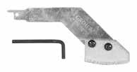 joints from 1/16" up to 1/2" wide Curved carbide grit edge removes grout quickly & easily 75009Q 75011Q Grout Grabber w/ two blades (12/cs) Replacement Grout Saw Blades 2 pack (6/cs) For stripping,