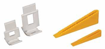 LASH Tile Leveling System For perfect tile-to-tile leveling The patented LASH Tile Leveling Clips system is designed for quick installation and reduces costly call backs by insuring that the finished