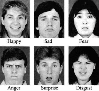 Basic Emotions Joy Distress Fear Anger Surprise Disgust Ekman (1971) concluded that at least some emotions are basic, universal or innate.