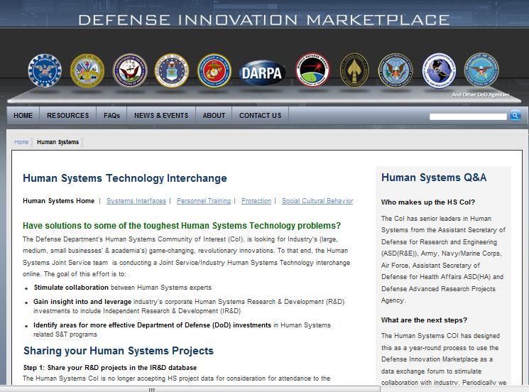 Joint Human Systems IR&D Technical Interchange June 2013 Online Virtual Interchange Contact: Jaymie Durnan, Jaymie.a.durnan.ctr@mail.