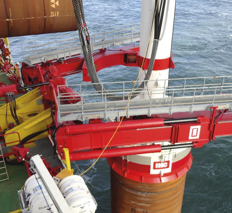 4.4 Installation and commissioning Installation equipment Moving and loading components on the quayside Securing components in transit, including sea fastenings and blade racks Handling and