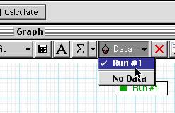 3 N.B.: If you do not clear your data run, it will remain persistently displayed on the screen. You can choose which data runs are displayed in any graph by clicking that graph s Data icon.
