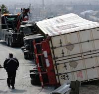 hundreds of accidents involving heavy trucks, commercial and