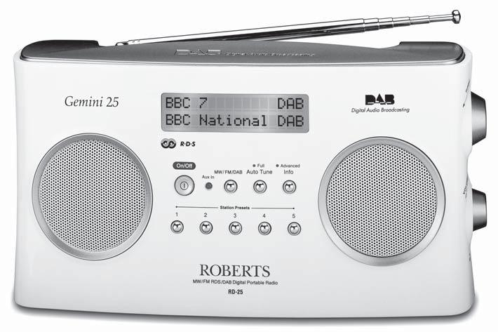 ROBERTS Sound for Generations RD-5 MW/FM RDS/DAB