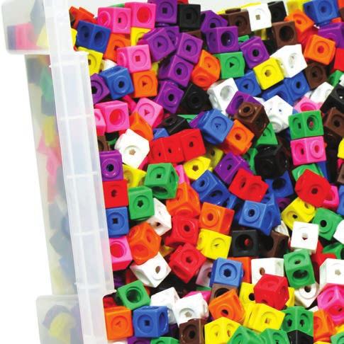 CUBES ALL LINK IS A VERSATILE 3D LINKING 2CM CUBE. In ten colours.