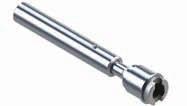 CAT40 Tension & Compression Tap CAT40 & Straight Shank Tension & Compression Tap Holders Tension & Compression style has axial float for precise thread pitch Holders travel in tension.75"/compression.
