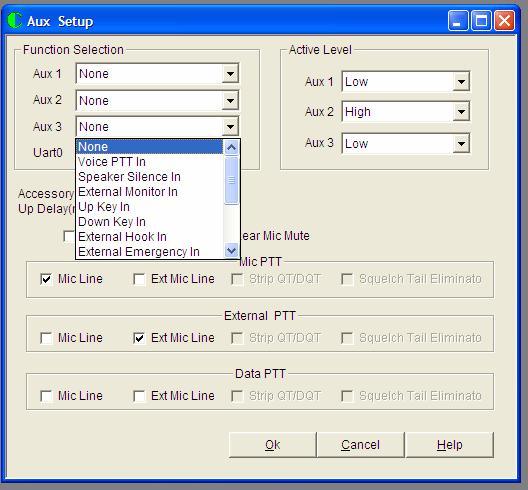 Setting the outputs to be either Pulsed or Alternate Action The following screen shows how to set the output to be either pulsed or Alternate Action.