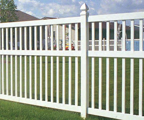 Caps Standard Colonial Ornamental Fence 42 Regal (White) Just imagine, watching the children play in the yard, the dog running