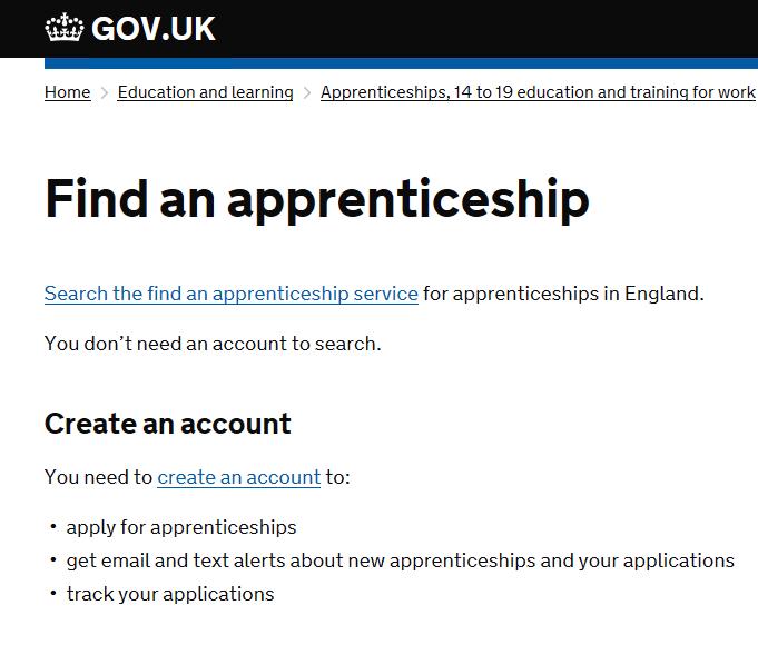 uk/further-education-skills/apprenticeships From the home page you can find out lots of