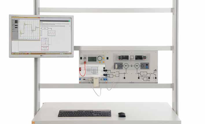 Closed-Loop Control of a Four-Quadrant Drive System Training System Closed-loop controlled drives with high-speed dynamic requirements are often used for automation solutions, e.g. for machine tools or robot systems.