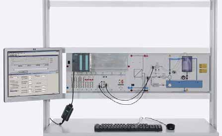 Automatic Level Control Flow-Rate Control Training System This system is an experiment set-up designed for educational and hands-on purposes for experiments on applied closed-loop control.