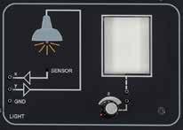 ambient light Built-in LED light source and sensor Preset for interfering light to aid