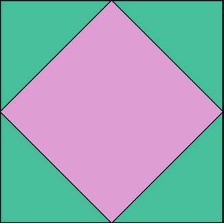 Trim to measure 61/2" square. (figure 24) 3. Make eight squares. 4.