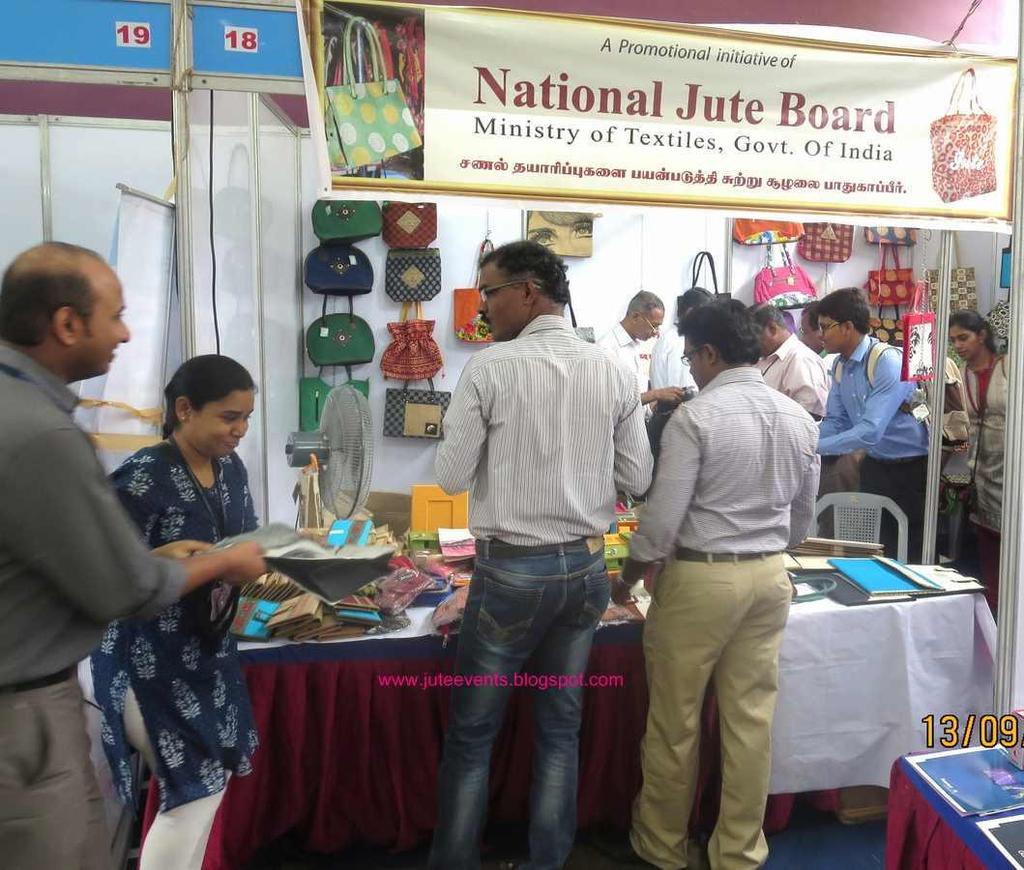 Promotion of Jute Diversified Products at CMC Vellore (NJB's Corporate / Institutional Promotion) As part of Institutional Promotional initiative and for creating awareness, National Jute Board (NJB)