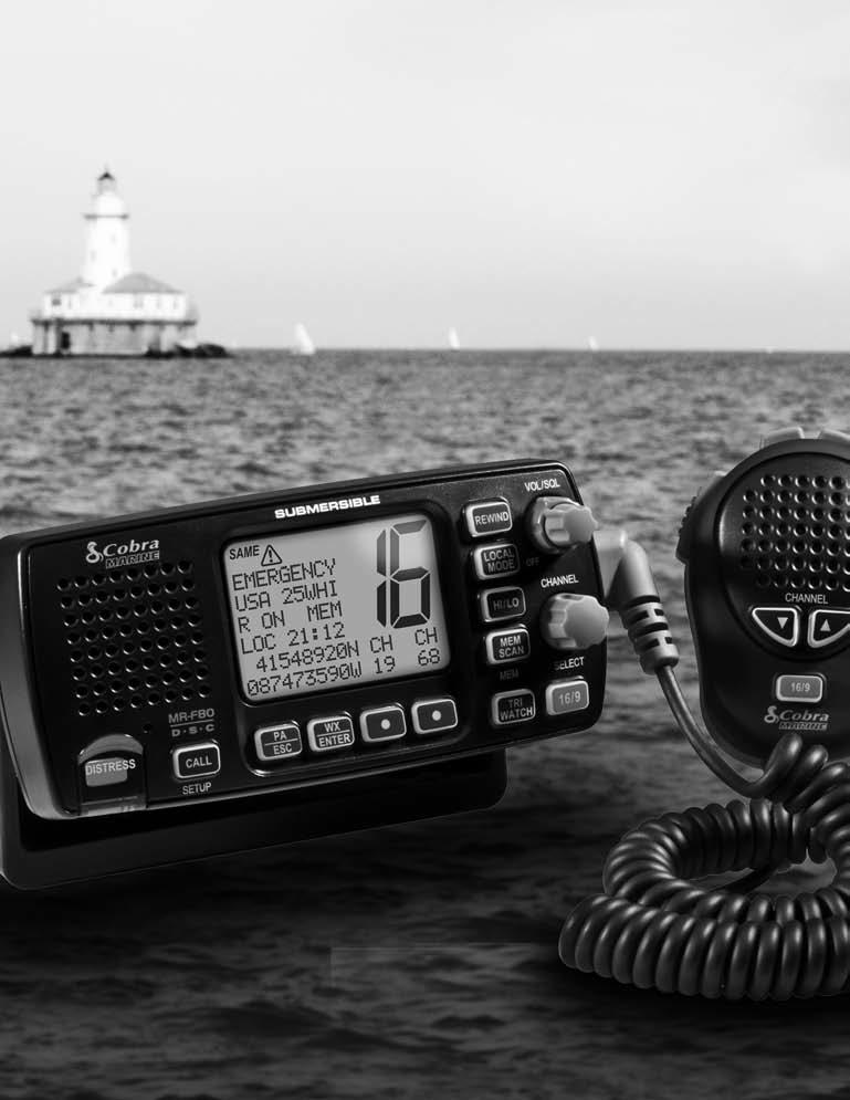 Introduction Our Thanks to you and Customer Assistance Owner s Manual Thank you for purchasing a CobraMarine VHF radio. Properly used, this Cobra product will give you many years of reliable service.