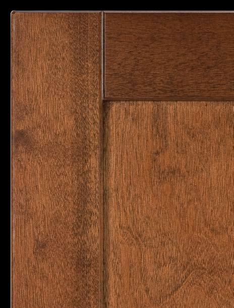 Shaker Walnut Hand Glazed Shaker Walnut Hand Glazed is a full overlay birch door with mortise