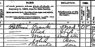 Yes, it s the same family as in the last example. You can see that the name in the record does look as though it s spelled with m instead of n.