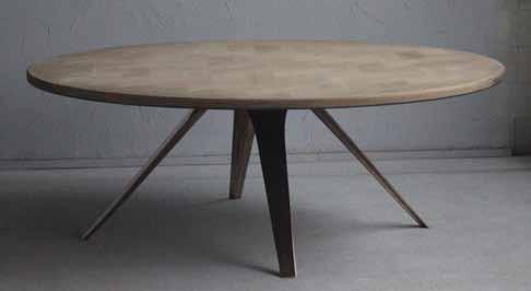 SPARGERE ROUND Table The SPARGERE table is a reinterpretation of the original BRONZE table, with
