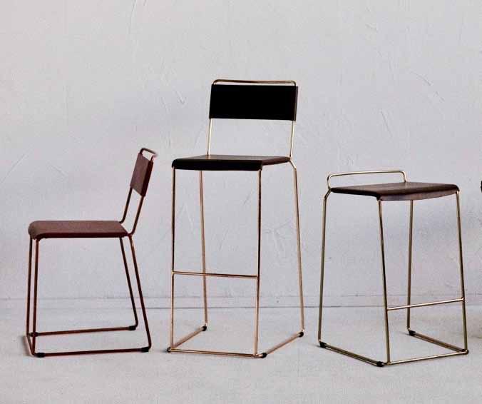 Dimensions: stool: barstool: barstool large: chair: barchair: barchair large: 430x470x450h 430x470x650h 430x470x750h 430x470x450h 430x470x650h 430x470x750h Frame Finishes: