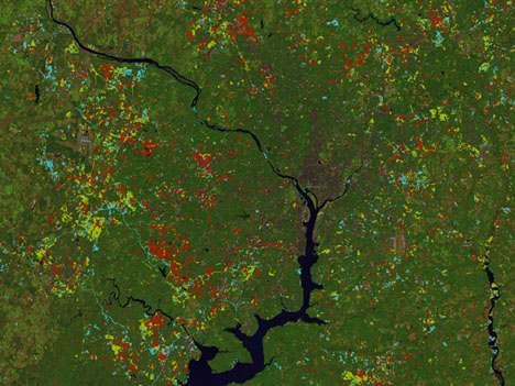 Monitoring Urban Growth LandSat image Urban growth in the Washington D.C.