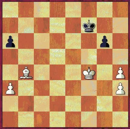 25. Re4 e2 26. Rxe2 h4 27. Re5 Rf6 28. Rh5 Rg6+ 29. Kf2 Rb6 30. Re1 g6 31. Rxh4 Rb7 32. Re7 Rxe7 33. Bxe7 Rxc3 34. a3 Kf7 35. Bb4 Rc4 36. Rg4 Kf6 37. Rg3 Rxf4+ 38. Rf3 Rxf3+ 39. Kxf3 Kf5 40.