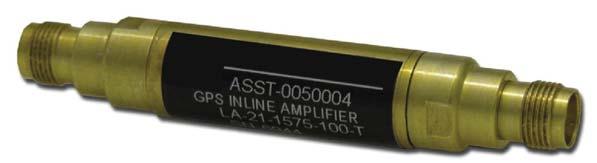 GPS Inline Amplifier These inline amplifiers are capable of amplifying both L1 and L2 frequencies and will improve performance on receivers with cable lengths of over 15m (50ft).
